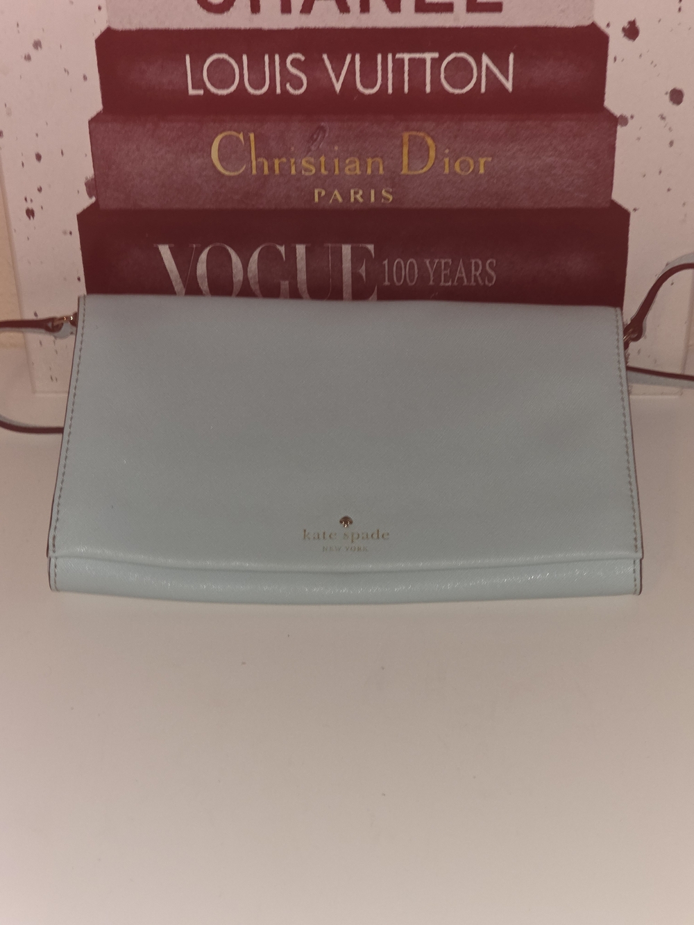 Kate Spade Cedar Street "Cali" crossbody Convertable Bag In Atoll Blue